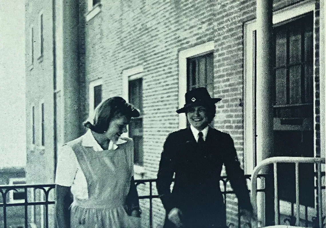 Nurses aides in 1943 yearbook