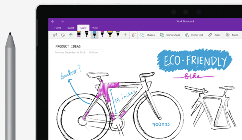Image from Microsoft OneNote 2020