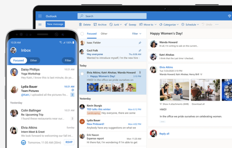 Image from Microsoft Outlook 2020