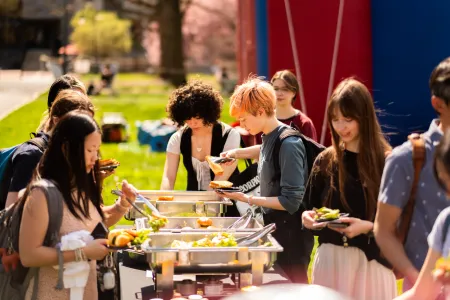 Students at a Pop-Up