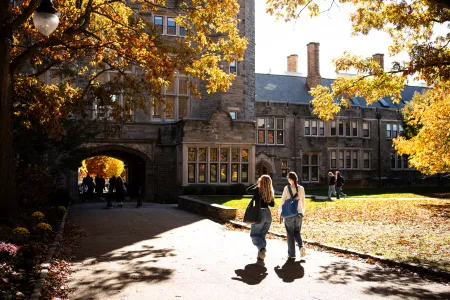 Pembroke Arch in the fall