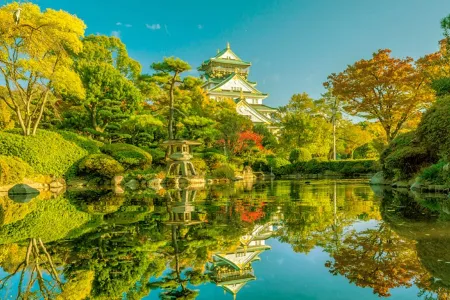 Osaka Castle in Japan