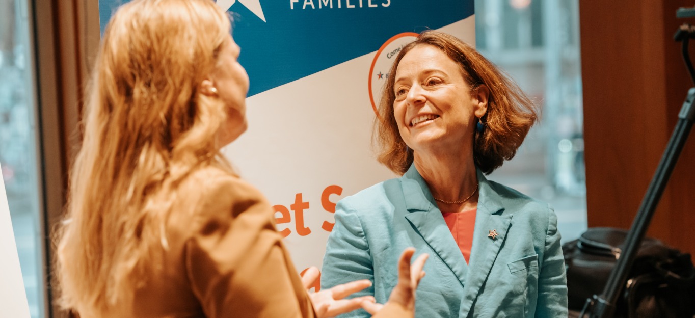 Roth-Douquet at the launch of the Puget Sound chapter. Photo courtesy of Blue Star Families.