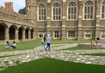 The Arch Project monument in the Cloisters