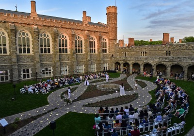 Arch Project unveiling in the middle of the Cloisters