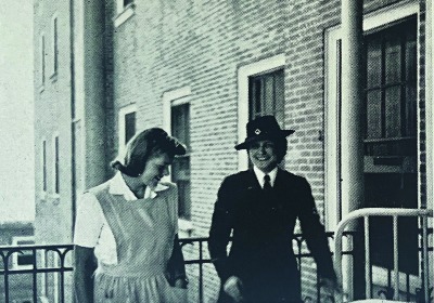 Nurses aides in 1943 yearbook