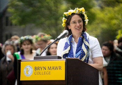 President Wendy Cadge at May Day 2026