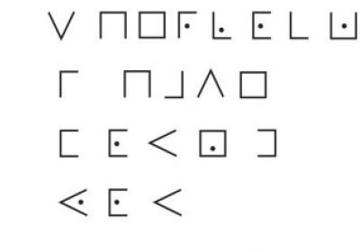 Code with symbols