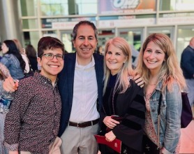 Nina Rosenthal and family at her graduation from Temple Law School.