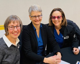 From left: Dara Picard, Susan Messina, and Kathy Roth-Douquet. Photo courtesty of Blue Star Families.