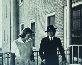 Nurses aides in 1943 yearbook