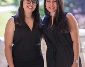 Zaynab Ghazi ’22 (left) and Jamila Ghazi ’20 ""