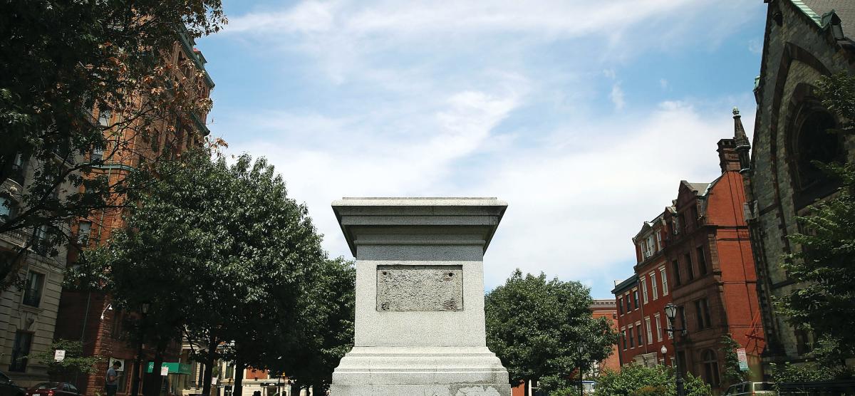 Empty Pedestal, Baltimore