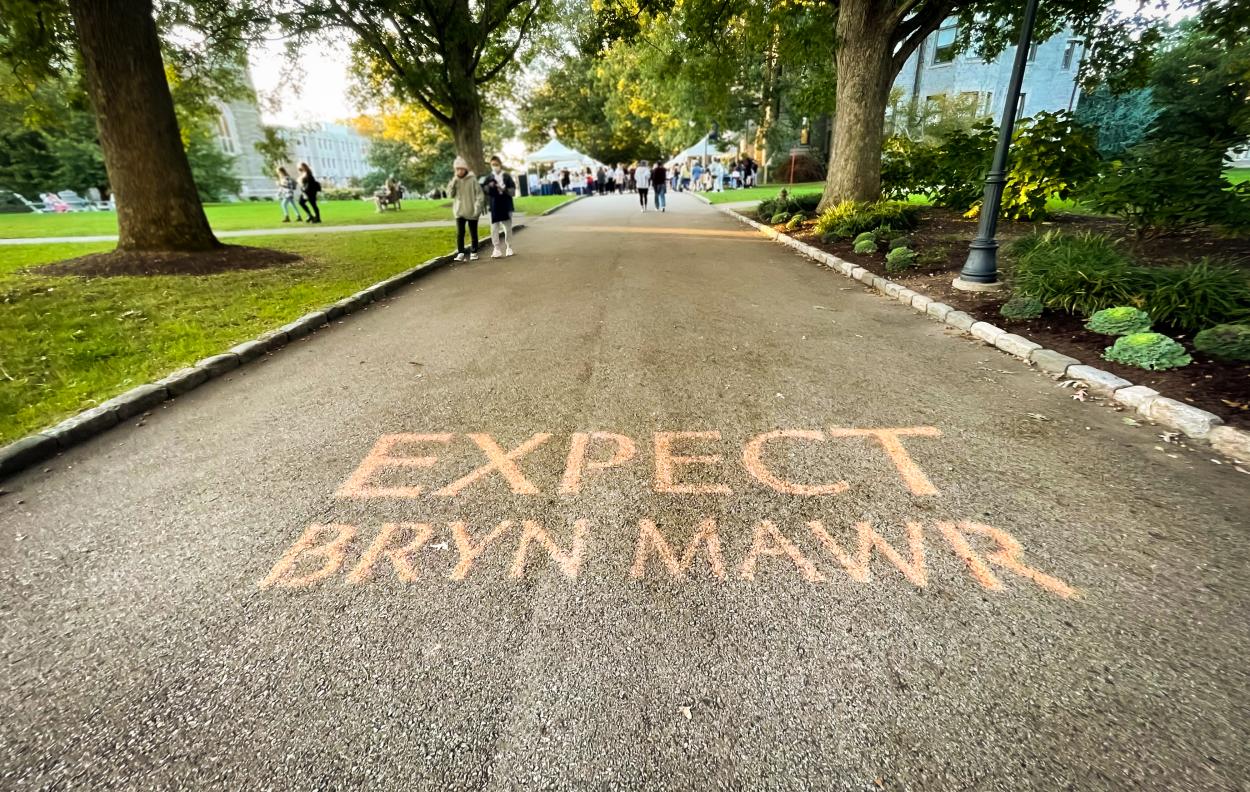Expect Bryn Mawr projection on pavement