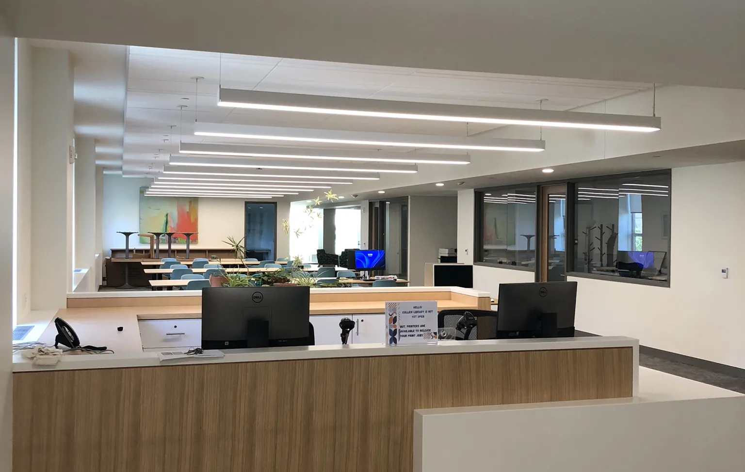 Front Desk at Collier Library