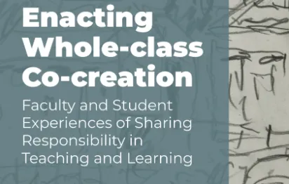 Book cover entitled Enacting Whole-Class Co-Creation by Alison Cook-Sather and student contributors
