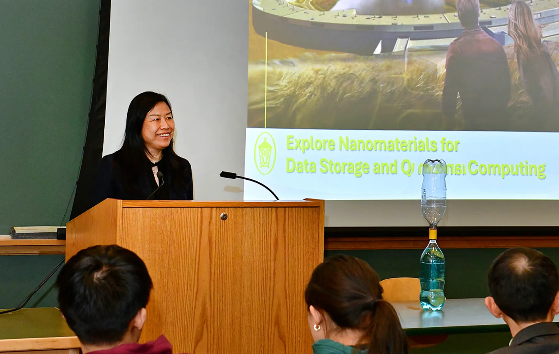 Mey Cheng presenting 
