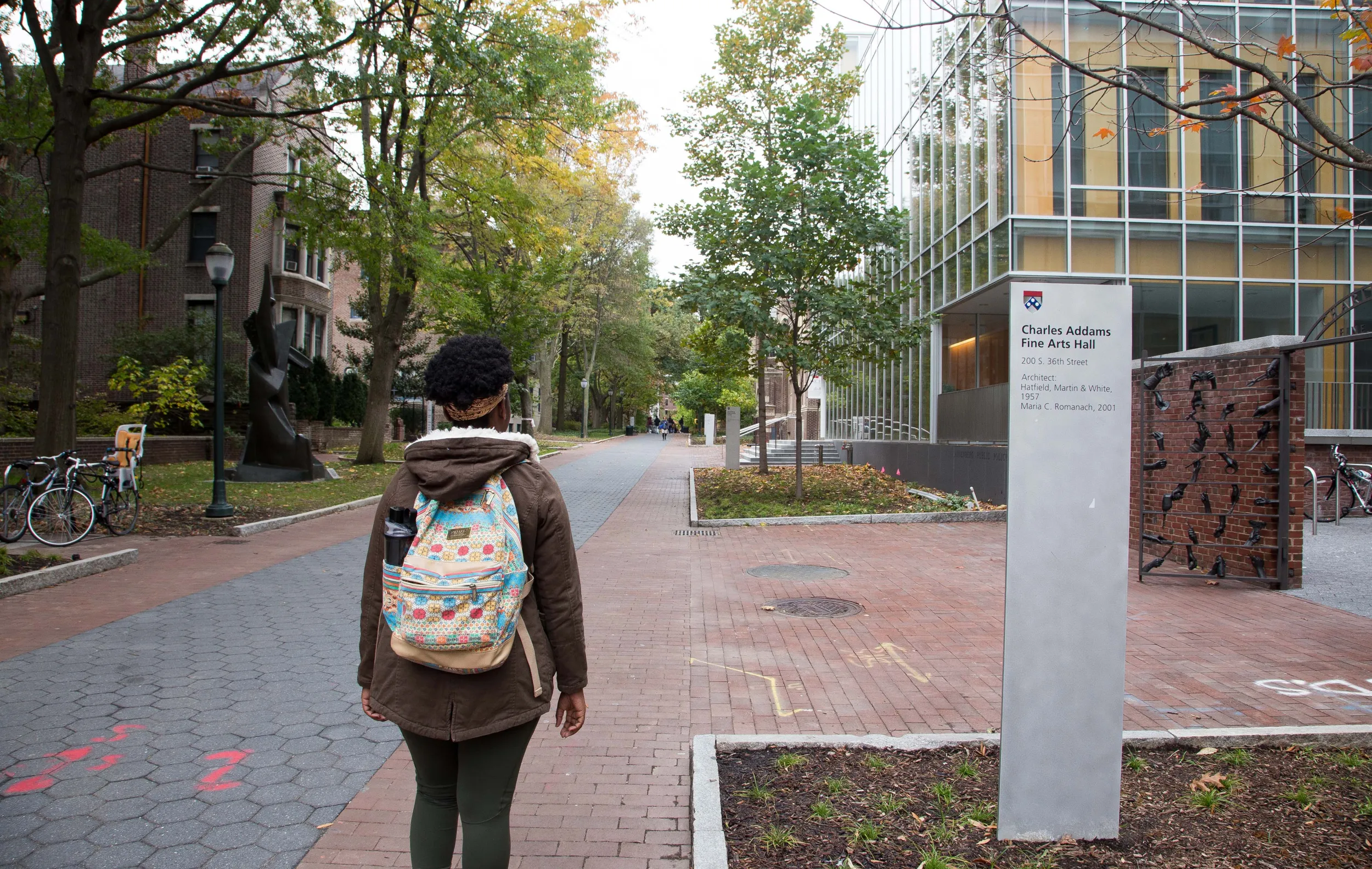 A Bryn Mawr student visits UPenn as part of the Quaker Consortium