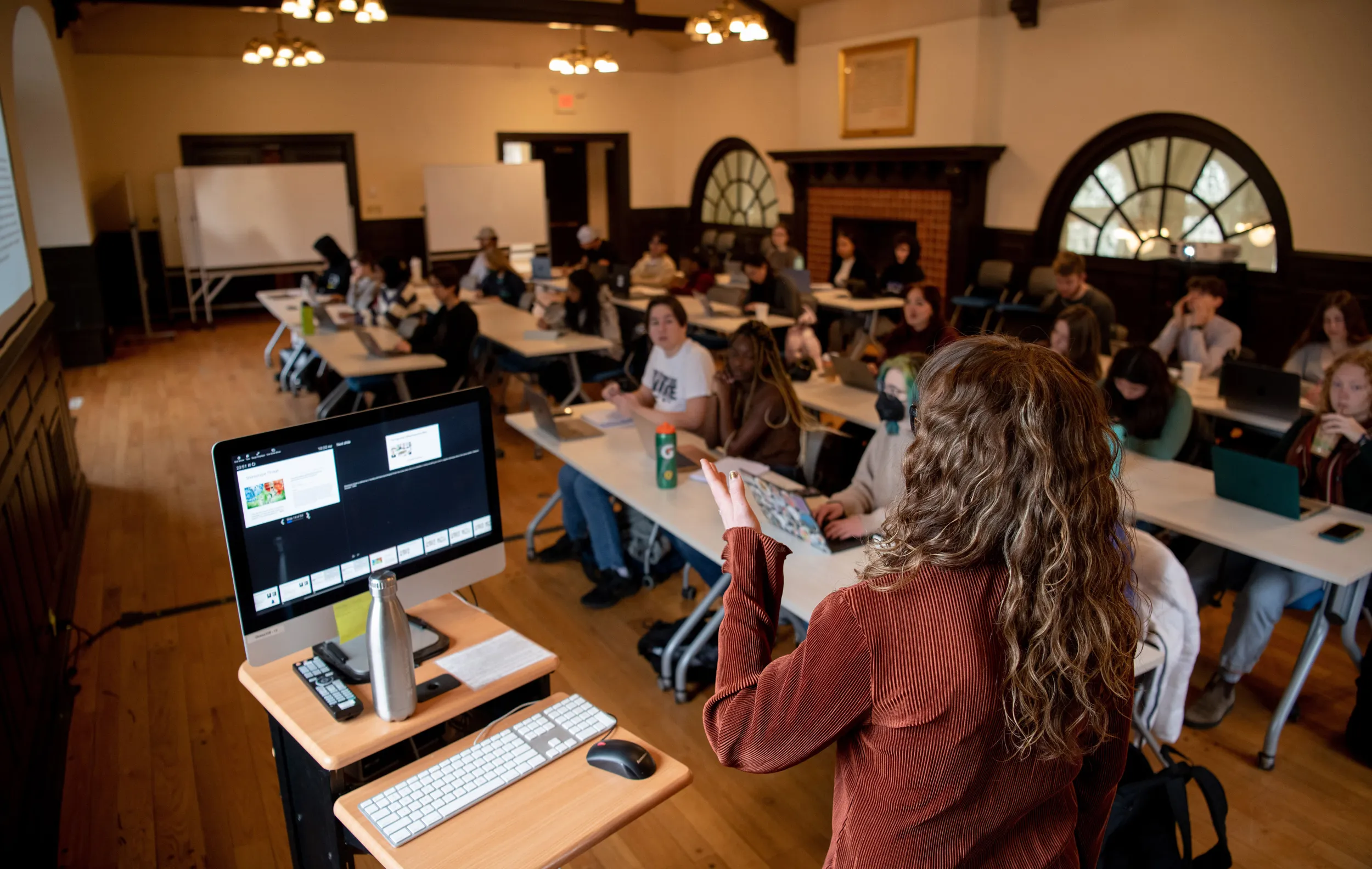 Bi-College students take a class at Haverford College