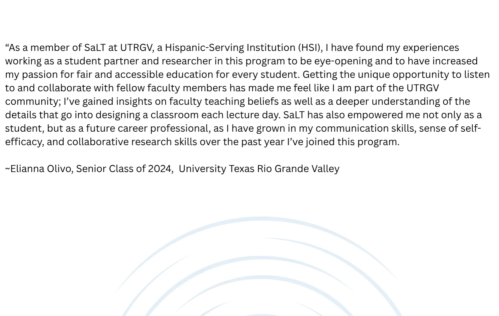 Reverberations Post from Elianna