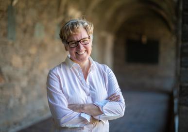 Headshot of Catherine Conybeare, Leslie Clark Professor in the Humanities and Chair of Greek, Latin and Classical Studies