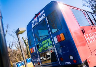Sustainability - Transportation - Electric Blue Bus