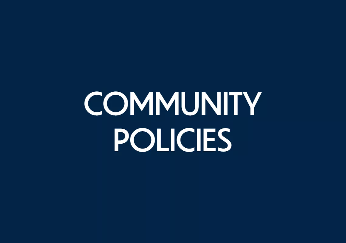 handbook - feature - community policies