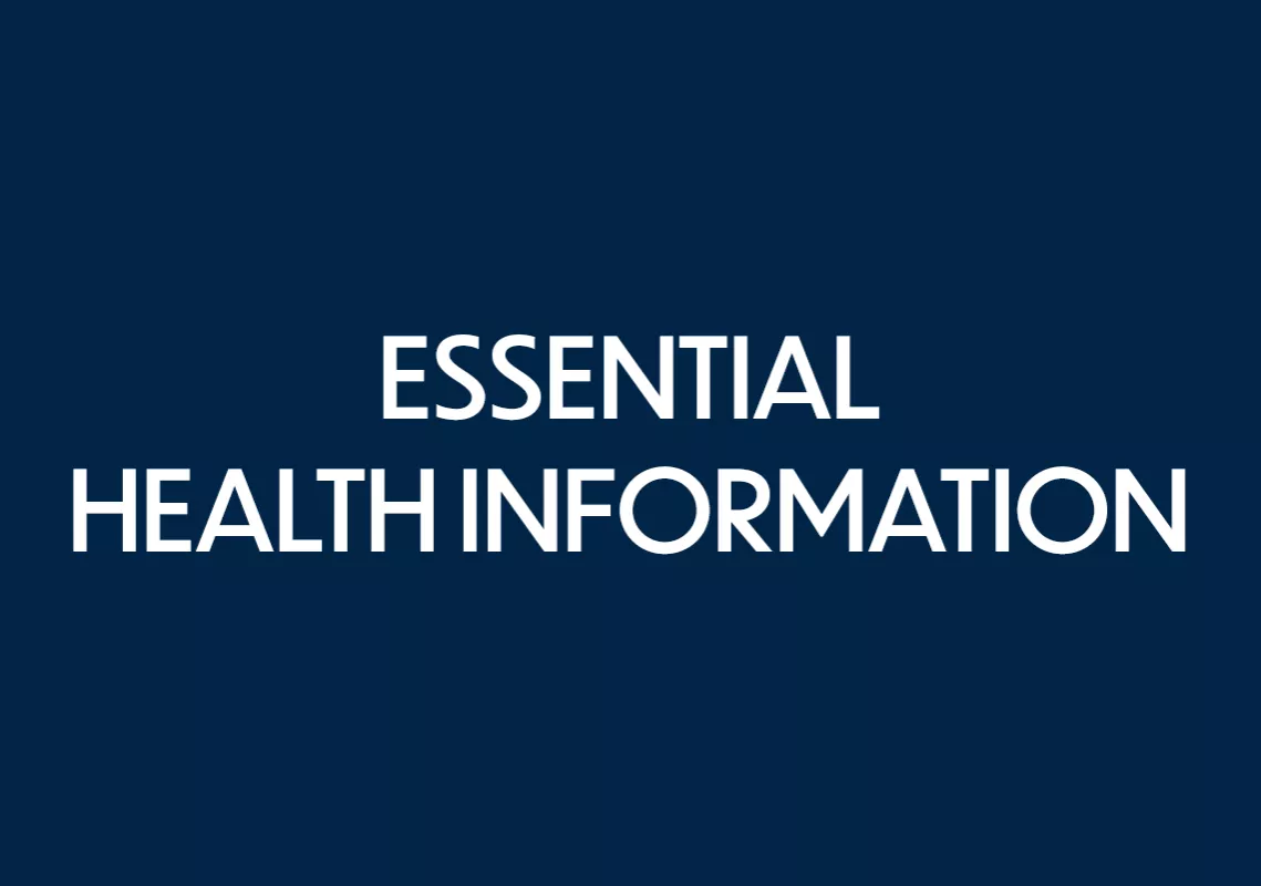 handbook - feature - essential health information