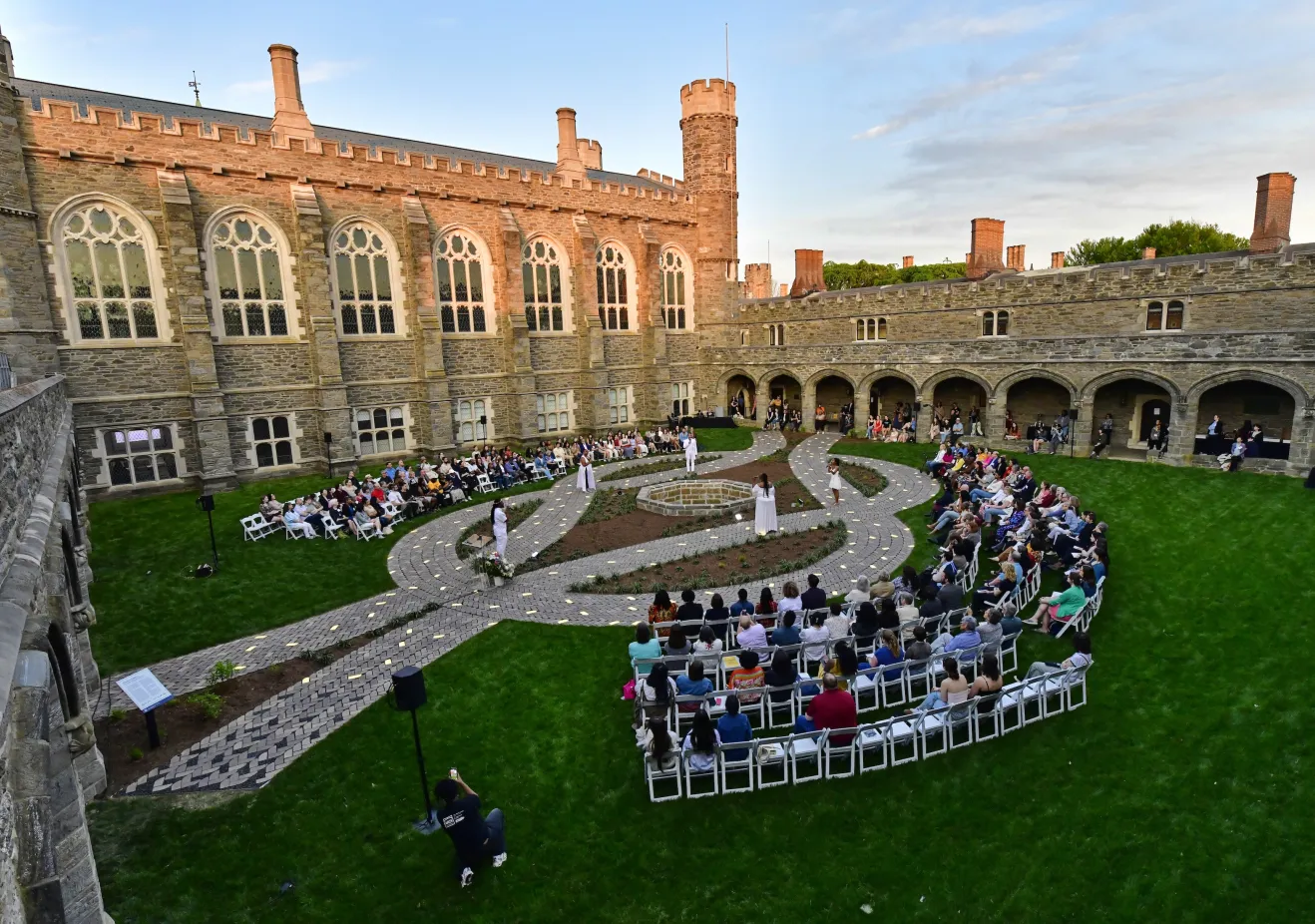 "Don't Forget to Remember (Me)" unveiling in the Cloisters on April 24, 2025.