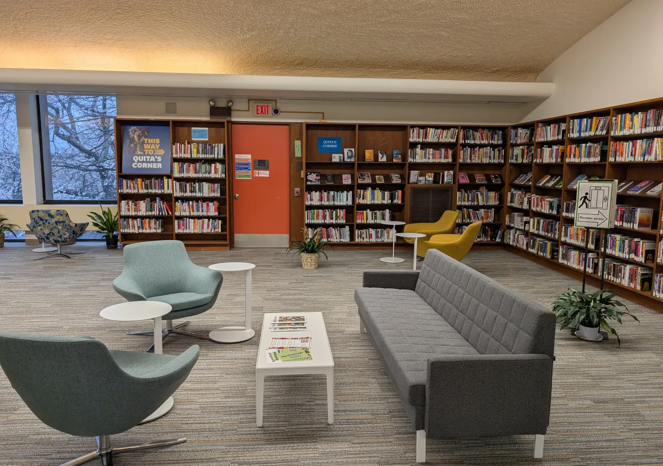 Quita's Corner in Canaday Library