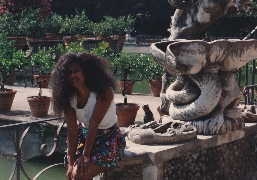 Layla Abdel Rahim '93 in Italy in 1994
