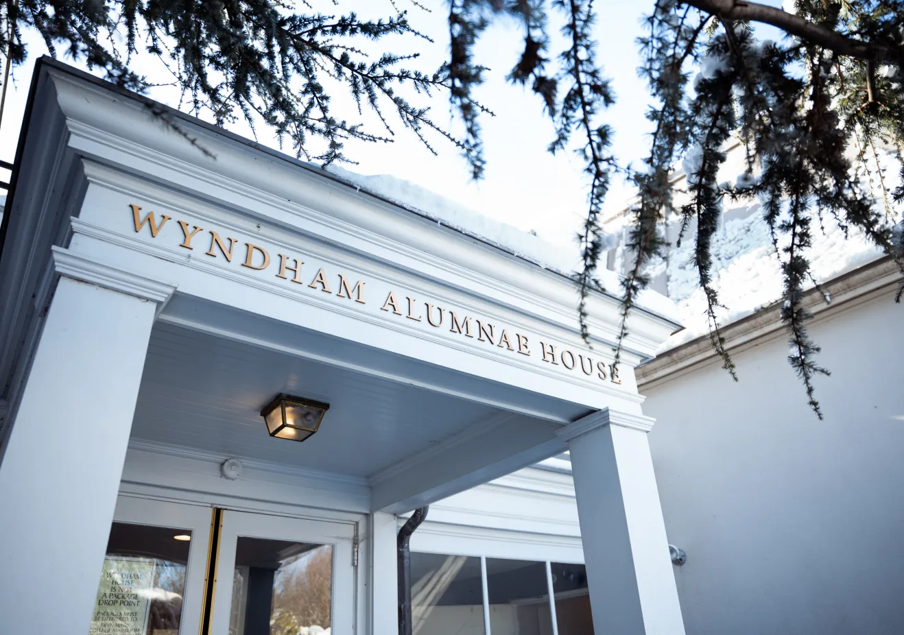 Wyndham Alumnae House, a dining and event space at Bryn Mawr College.