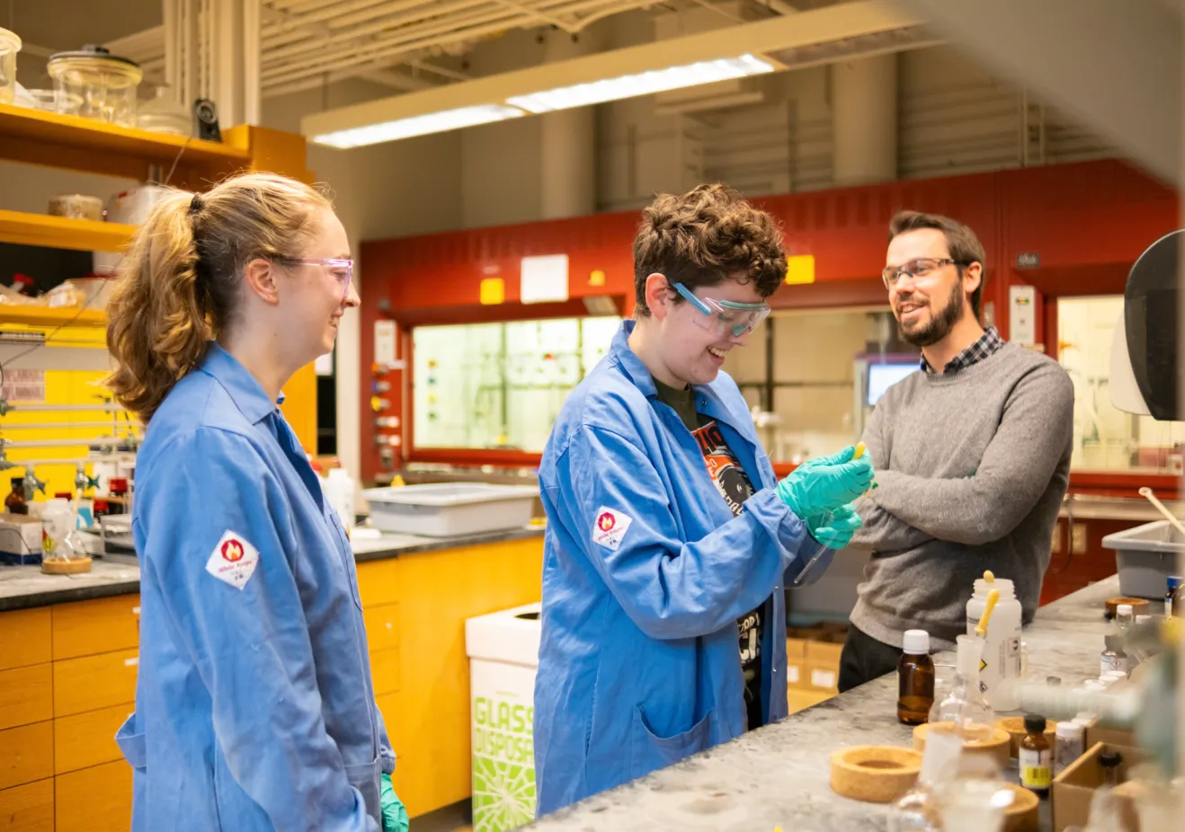 student summer researchers and faculty mentor