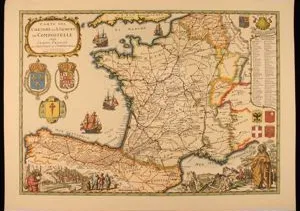 Browned map of spain
