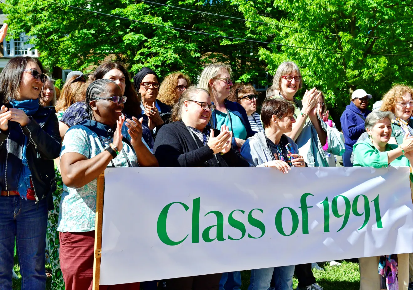Class of 1991 at the Reunion Parade of Classes.
