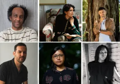 Author headshots for Reading Series 2026-2027