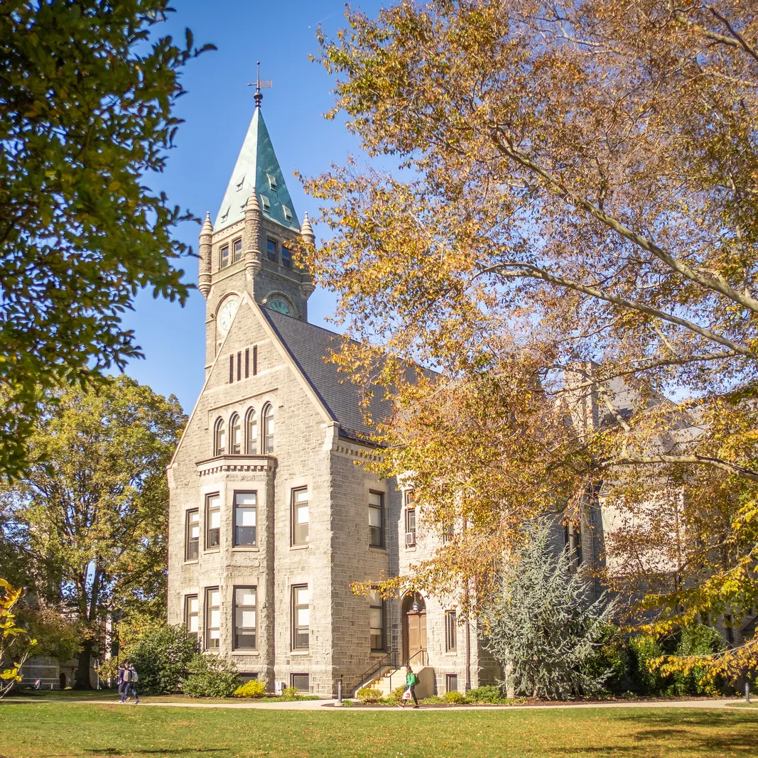 Taylor Hall in the fall