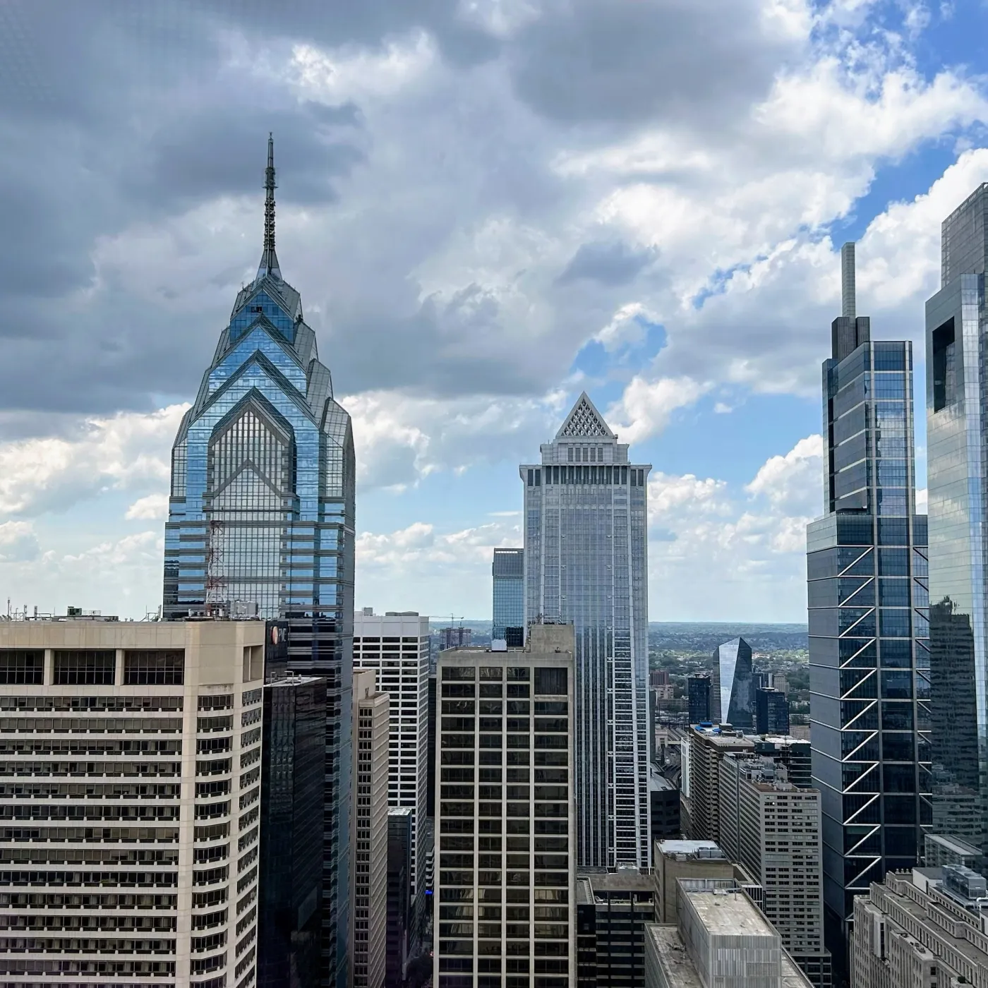 Photo of Philadelphia Skyline from atop City Hall