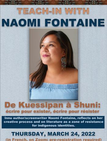 Naomi Fontaine poster 