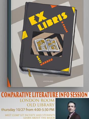 Comparative Literature Info Session Poster Fall 2022
