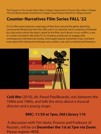 Counter-Narratives Film Series 'Cold War' Poster