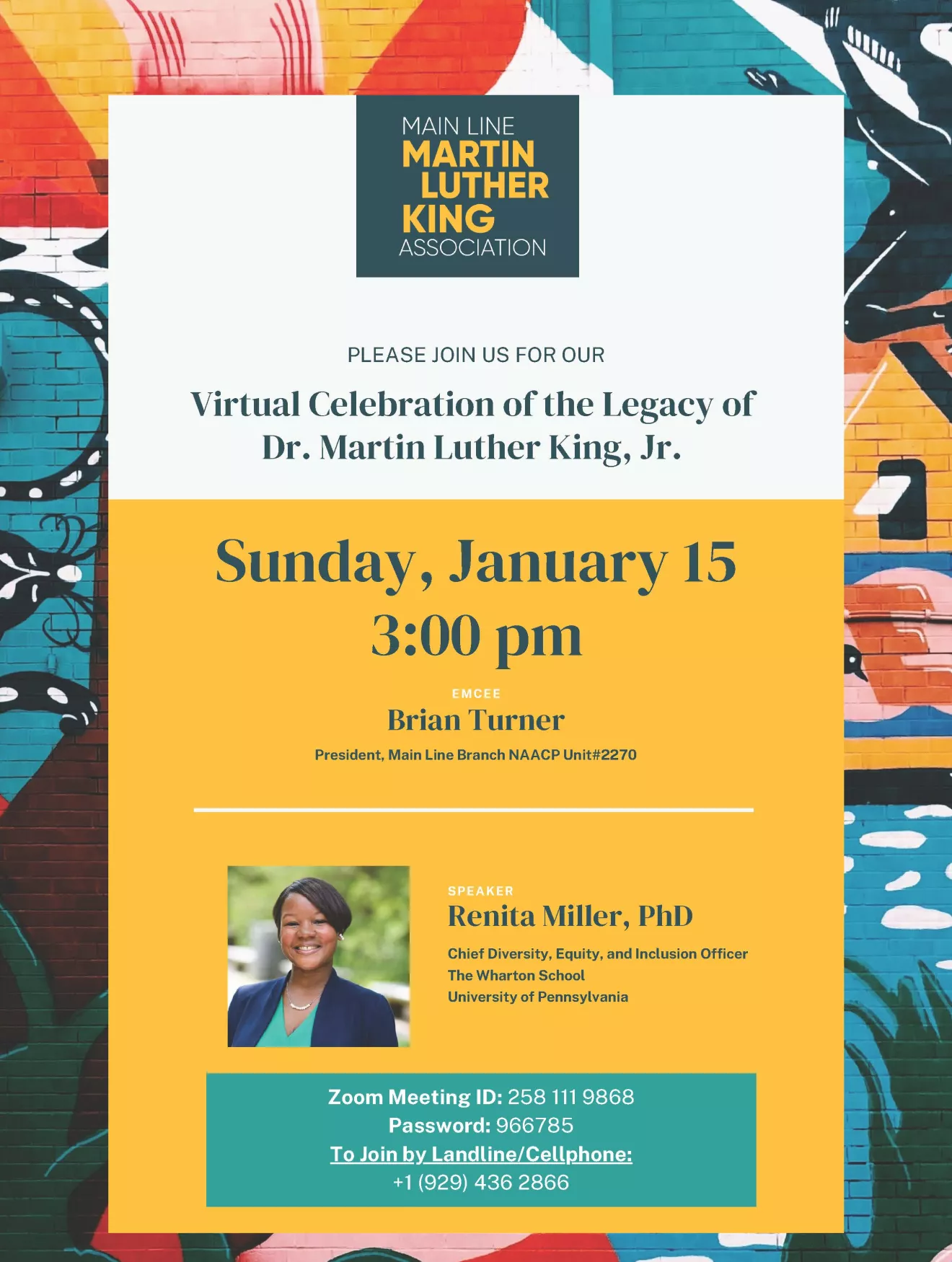 MLK Day 2023 Virtual Event Evite