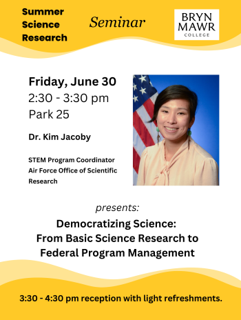 Summer Science Research Kim Jacoby Flier