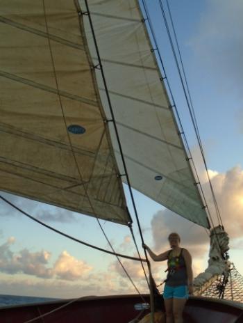 Amelia McCarthy sailing