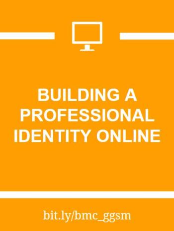 Building a Professional Identity Online