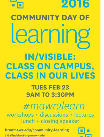 2016 Community Day of Learning advertisement