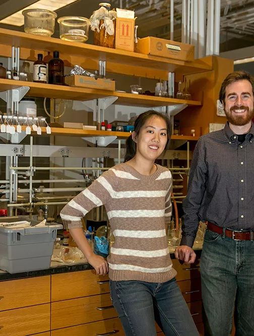 Meredith Skiba A.B. &#039;12 and Ben Williams Ph.D. &#039;15
