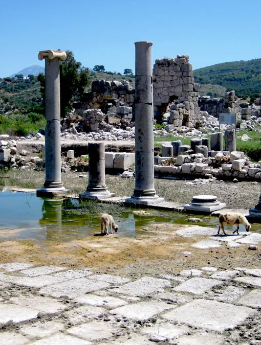 Rachel Starry at a Roman site in Lycia