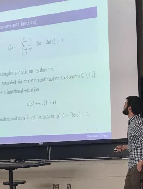 Dan White presents his paper
