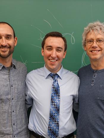 Dr. Thomas Carroll of Ursinus College, Vincent Gregoric, and Dr. Michael Noel of Bryn Mawr College